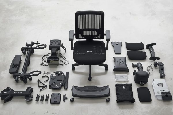 Una imagen de una silla ergonómica que se necesita armar (5)